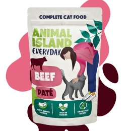 Animal Island Everyday Pasztet Wołowy dla kota 100g