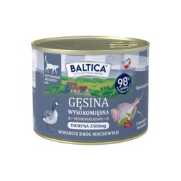 Baltica Smaki Regionów MONO Gęsina monobiałkowa karma mokra dla kota 185g