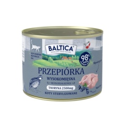 Baltica Smaki Regionów MONO Przepiórka monobiałkowa karma mokra dla kota 185g