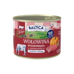 Baltica Smaki Regionów Wołowina z Wątróbką monobiałkowa karma mokra dla kota 185g
