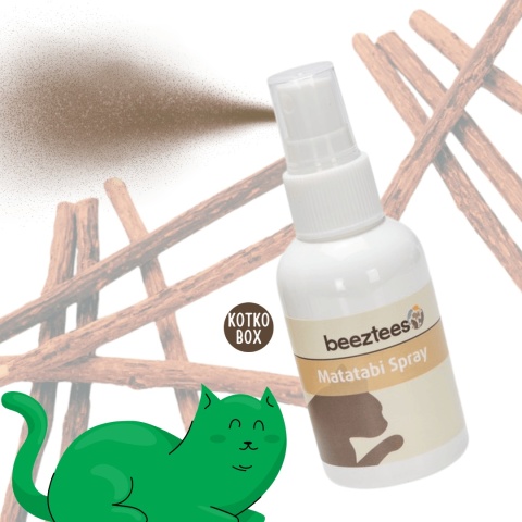 Beeztees Matatabi Spray 50ml - spray z matatabi do zabawek, drapaków i legowisk dla kota
