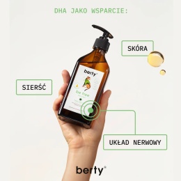 Berty Be Free - olej Omega-3 DHA z mikroalg dla kota w kotkobox