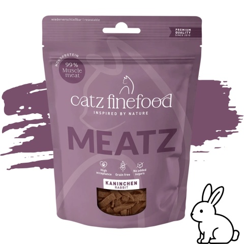 Catz Finefood Meatz Królik 45 g mięsne paski z królika dla kota