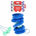 Coockoo Twister Blue spiralna zabawka z dzwoneczkami dla kota