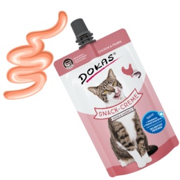 DOKAS Kurczak z Krewetkami kremowy przysmak w tubce dla kota 90g