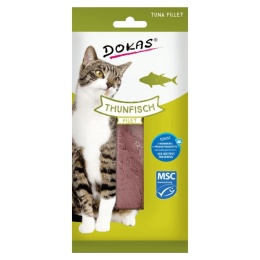 Dokas filet z tuńczyka naturalny przysmak dla kota 22g
