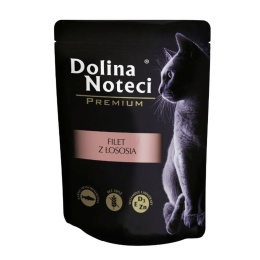 Dolina Noteci Premium Filet z Łososia 85 g – pełnoporcjowa karma mokra dla kota