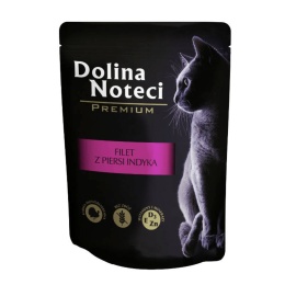 Dolina Noteci Premium Filet z Piersi Indyka 85 g – pełnoporcjowa karma mokra dla kota