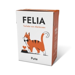 Felia Indyk pełnoporcjowa karma mokra z indykiem dla kota 200g