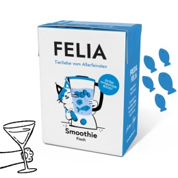 Felia Ryba - aromatyczny bulion z morszczukiem dla kota 200g