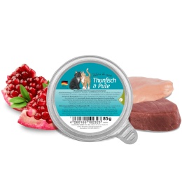 GranataPet Filet à la carte Tuńczyk z Indykiem - pełnoporcjowa karma mokra z filecikami dla kota 85g