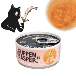 GranataPet Suppenkasper Łosoś zupa z kawałkami mięsa dla kota 70g