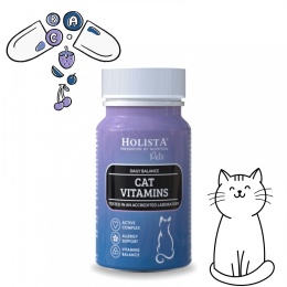 Holista Cat Vitamins – Witaminy dla Kotów i Kociąt 90 Tabletek