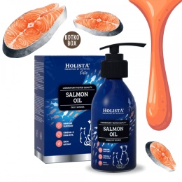 Holista Olej z Łososia 100 ml – naturalny olej Omega-3 dla kota