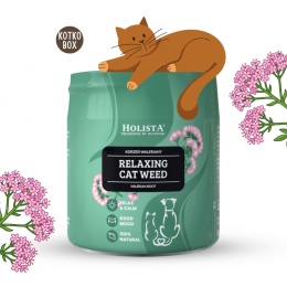Holista Relaxing Cat Weed 50g – naturalna waleriana dla kota