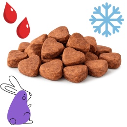 Hau&Miau PauseSnack Liofilizowane Serduszka z Krwi Królika 50 g – naturalny przysmak dla kota