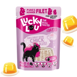 Lucky Lou Extra Food Kurczak w Galaretce 70g filetówka dla kota