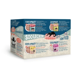 Lucky Lou - Multipack karm w galaretce dla kota Extrafood Jelly Mix Box 12 × 70g