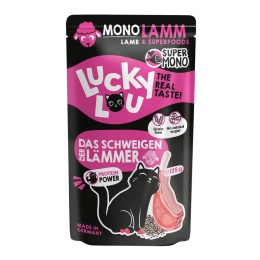 Lucky Lou SuperMono Jagnięcina 125 g – monobiałkowa karma mokra dla kota