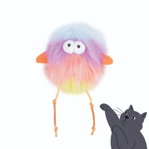 M-PETS Fluffy Catnip Bub – pluszowa zabawka z kocimiętką dla kota