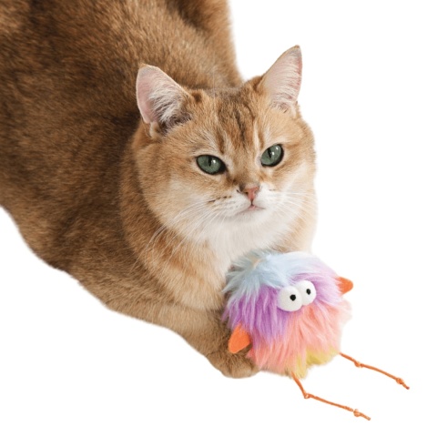 M-PETS Fluffy Catnip Bub – pluszowa zabawka z kocimiętką dla kota
