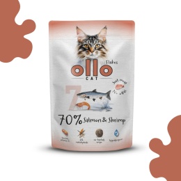 Ollo Cat nr 7 Łosoś i Krewetki karma mokra w saszetce dla kota 85g