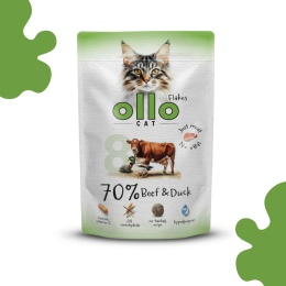 Ollo Cat nr 8 Wołowina i Kaczka karma mokra w saszetce dla kota 85g