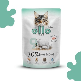 Ollo Cat nr 9 Jagnięcina i Kaczka karma mokra w saszetce dla kota 85g