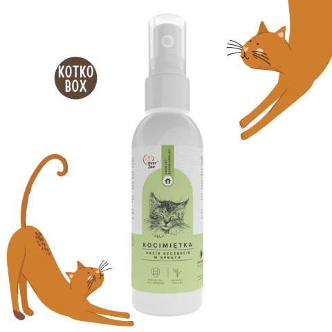 Over Zoo Kocimiętka w Sprayu preparat przywabiający i relaksujący dla kotów 125ml
