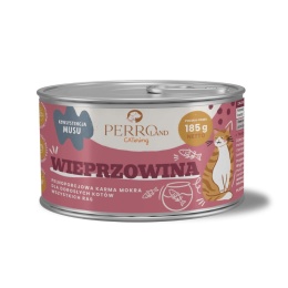 PERROland CATering Wieprzowina 185 g – pełnoporcjowy mus dla kota