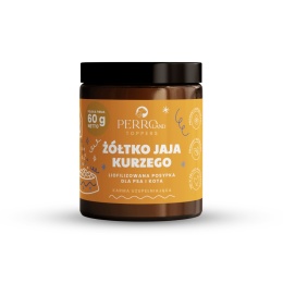 PERROland Toppers Żółtko Jaja Kurzego liofilizowana posypka dla psa i kota 60g