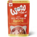 WOW CAT Kaczka i Kurczak w Sosie 85g karma mokra dla kota z kawałkami kaczki i kurczaka w sosie