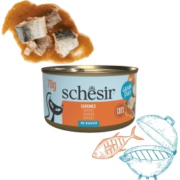 Schesir Cat Can Grill Sardynki w Sosie 70g