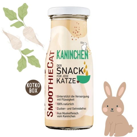 SmoothieCat Królik płynna przekąska dla kota 150 ml