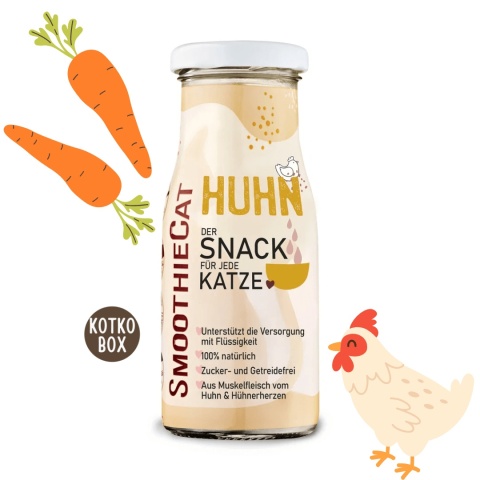 SmoothieCat Kurczak płynna przekąska dla kota 150 ml