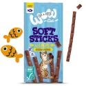 WOW CAT Soft Sticks Łosoś miękkie patyczki przysmaki dla kota 6 × 5g