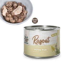 Wildes Land Cat Ragout Kurczak 180 g – gulasz dla kota z kawałkami mięsa