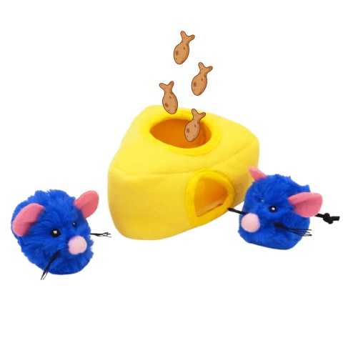 ZippyClaws Ser z myszkami - pluszowa interaktywna zabawka dla kota