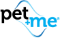 Logo Pet+Me – producent silikonowych szczotek dla kotów 