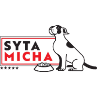 Logo Syta Micha – producent przysmaków dla kotów 